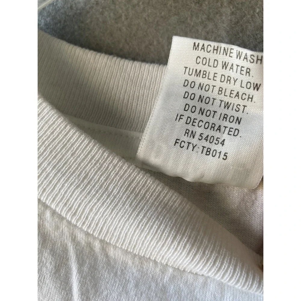 Bugle Boy Men's Shirt XL  White Turkey Marmaris Crew Neck Surfing Beach 2160